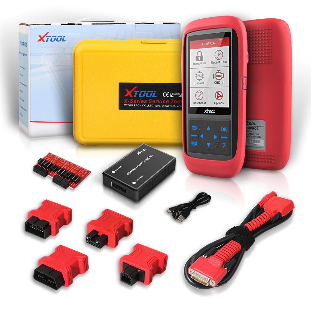  XTOOL X100 Pro2 Auto Key Programmer with EEPROM Adapter