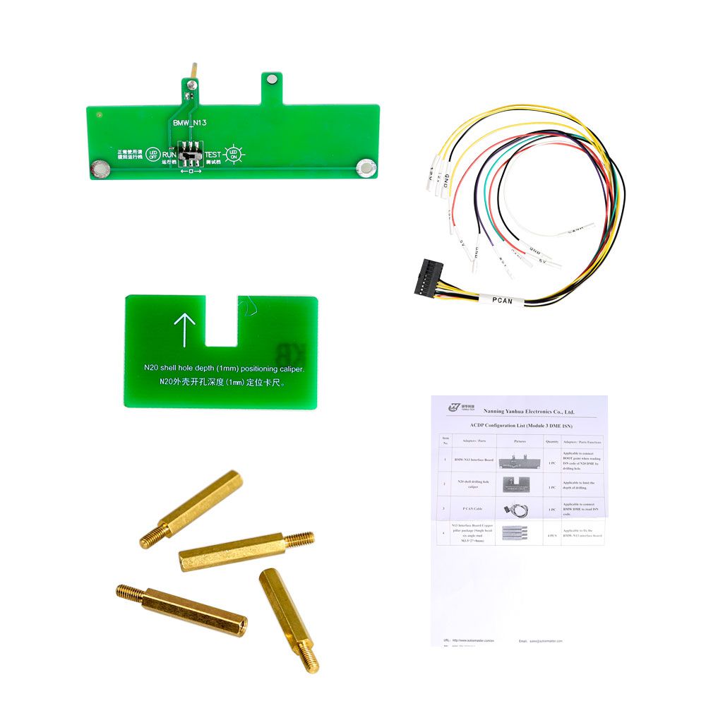 Yanhua Mini ACDP Master with Module1/2/3 for BMW CAS1-CAS4+/FEM/BMW DME ISN Read & Write