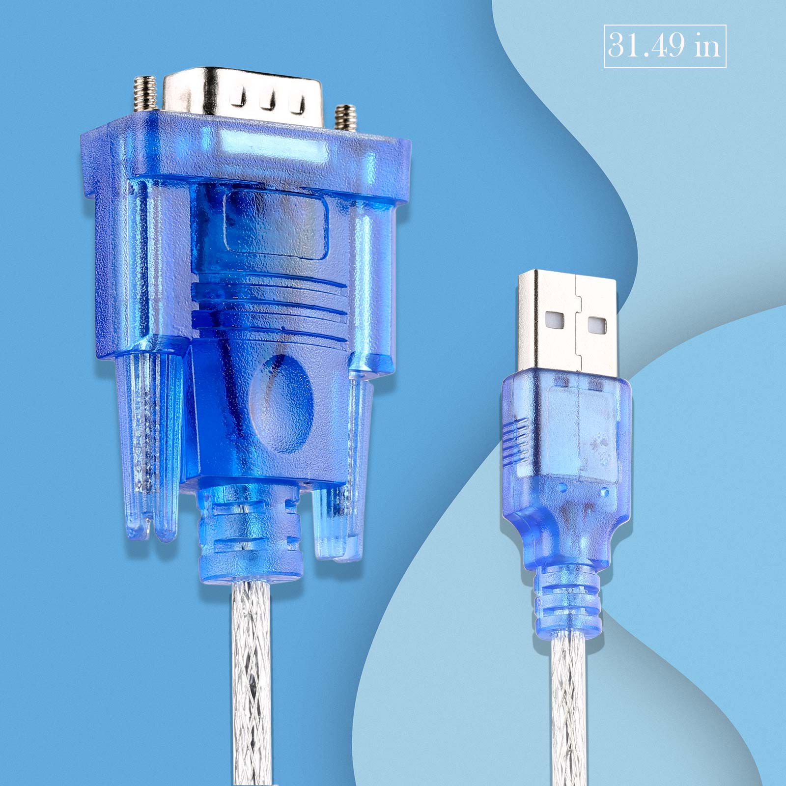 High Quality Z-TEK USB1.1 To RS232 Convert Connector