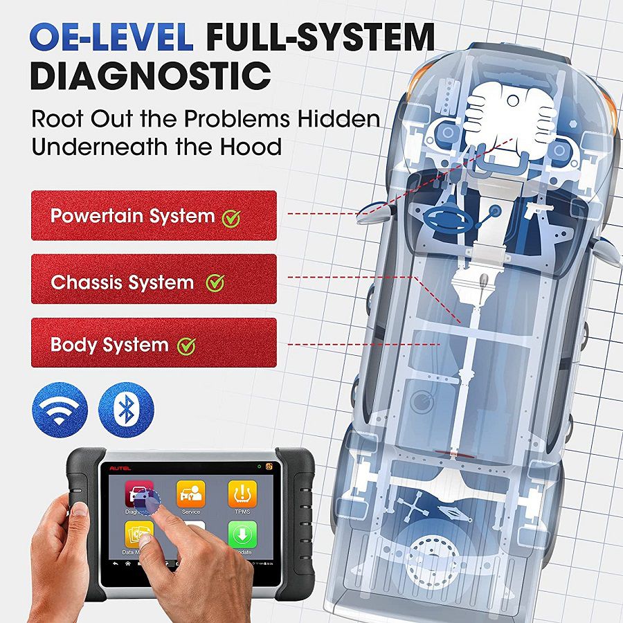 Autel MaxiCOM MK808TS Auto TPMS Relearn Tool