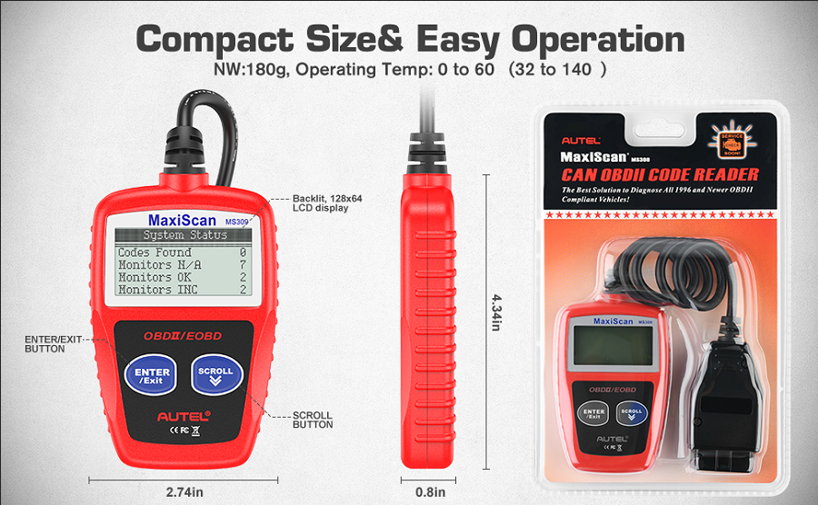 Autel MaxiScan MS309