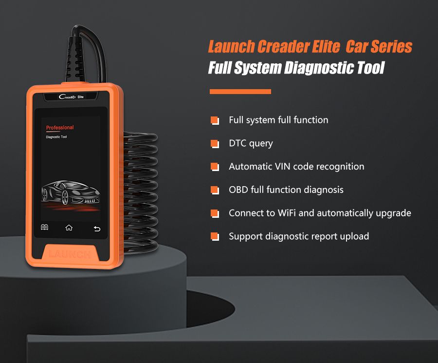 Launch Creader Elite For BENZ Full-system Diagnosis Tool OBDII Scanner 