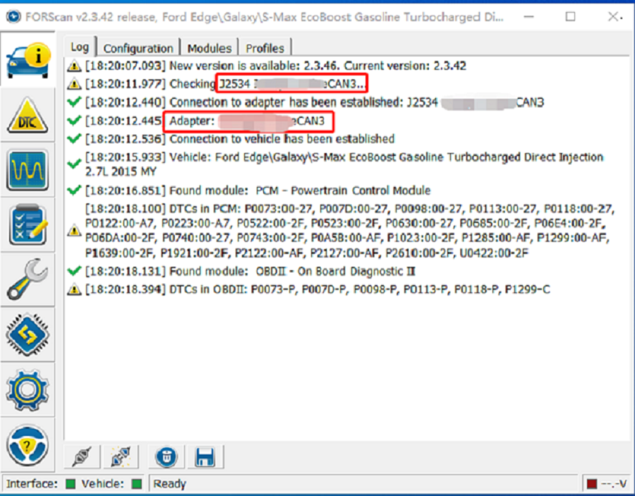 USB V-CAN3 Automotive CAN Network 