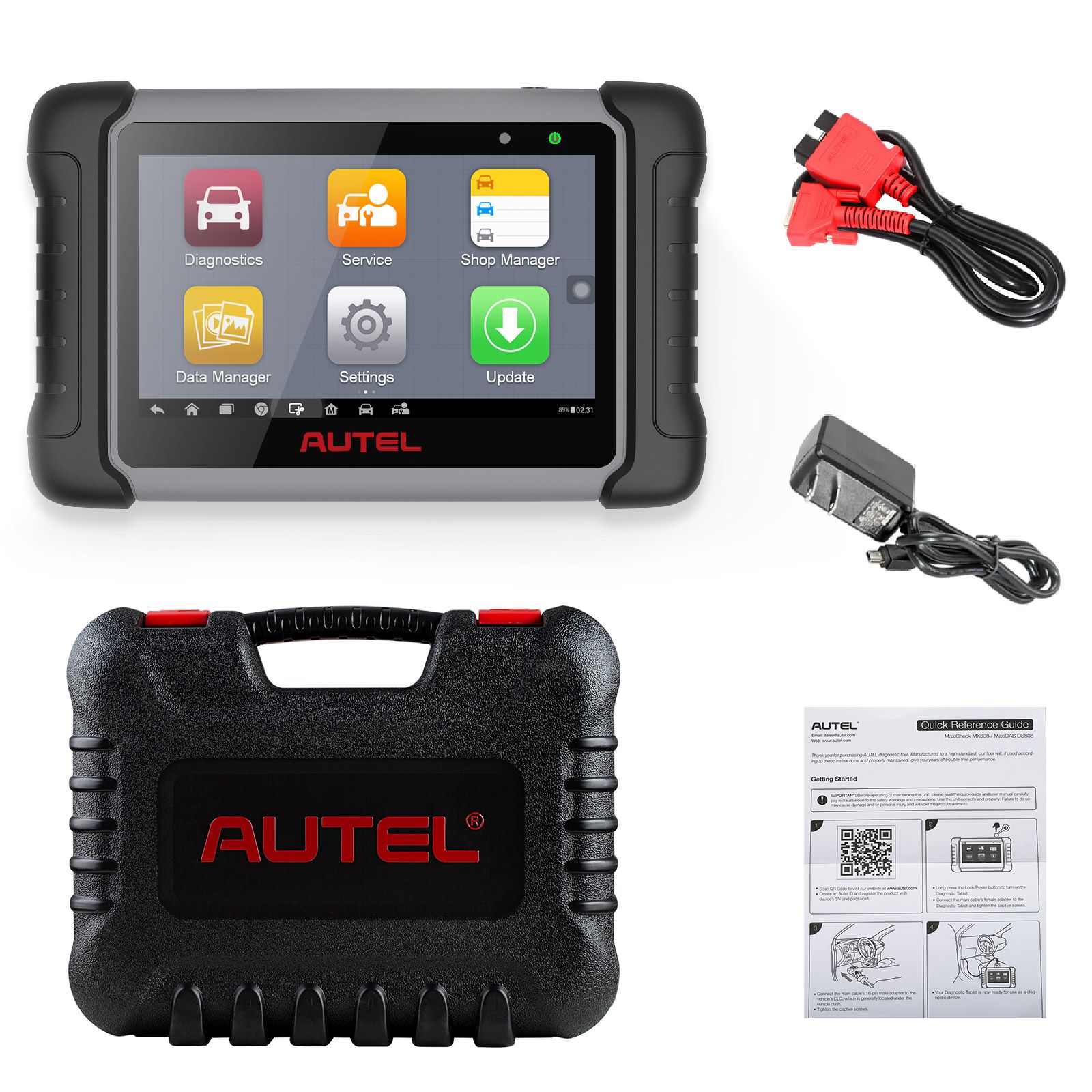 Original Autel MaxiCOM MK808 MK808Z All System Diagnostic Tablet With 25 Special Functions Multi-Language