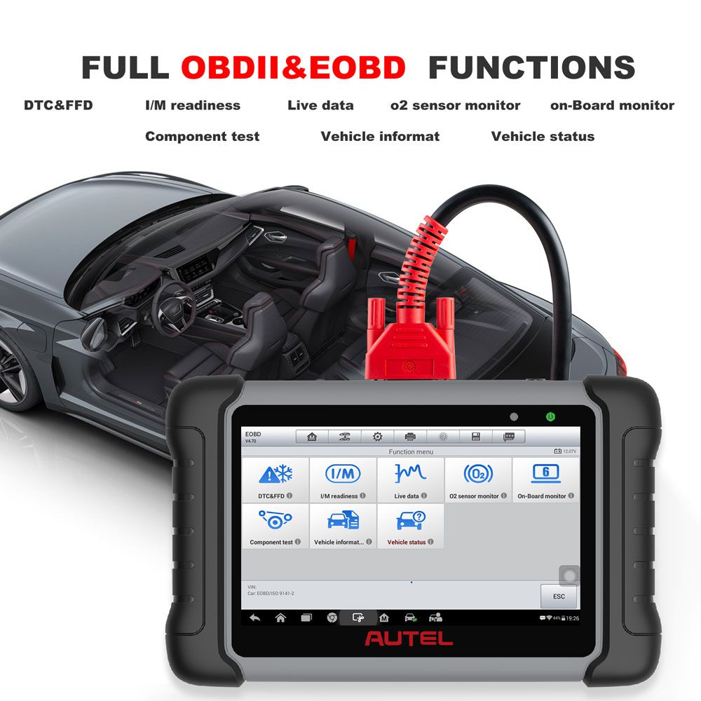 Original Autel MaxiCOM MK808 MK808Z All System Diagnostic Tablet With 25 Special Functions Multi-Language