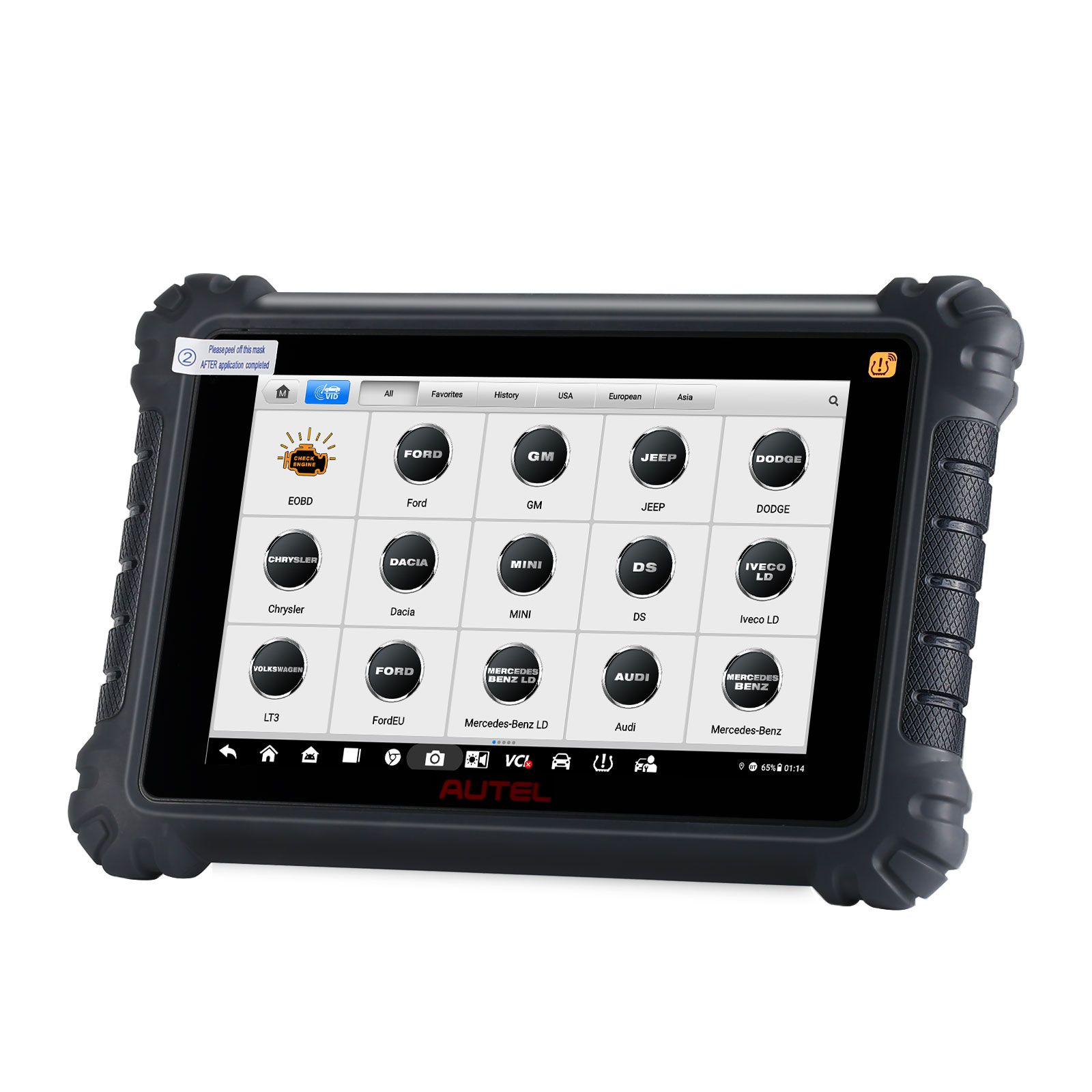 2023 Newest Autel MaxiCOM MK906 PRO-TS Automotive Diagnose and TPMS Relearn Tool Support FCA Access DoIP & CAN FD and ECU Coding