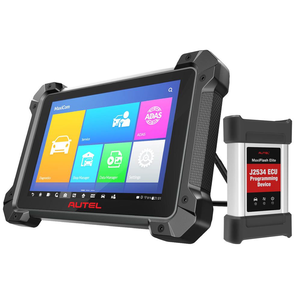 Autel MaxiCOM MK908P Pro Full System Diagnostic Tool with J2534 ECU Programming Get Free Autel MaxiAP AP200H