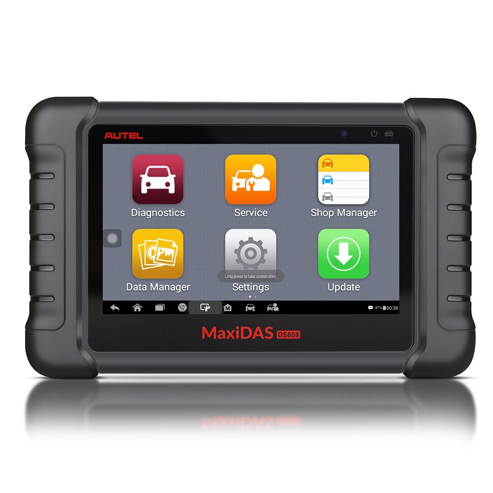 Original Autel MaxiDAS DS808 Tablet Diagnostic Tool Full Set Support Injector Coding & Key Coding Free Update Online