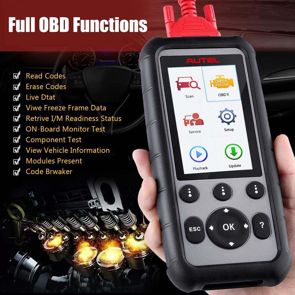 Original Autel MaxiDiag MD806 Pro Full System Diagnostic Tool Same as Autel MD808 Pro Free Update Online Lifetime