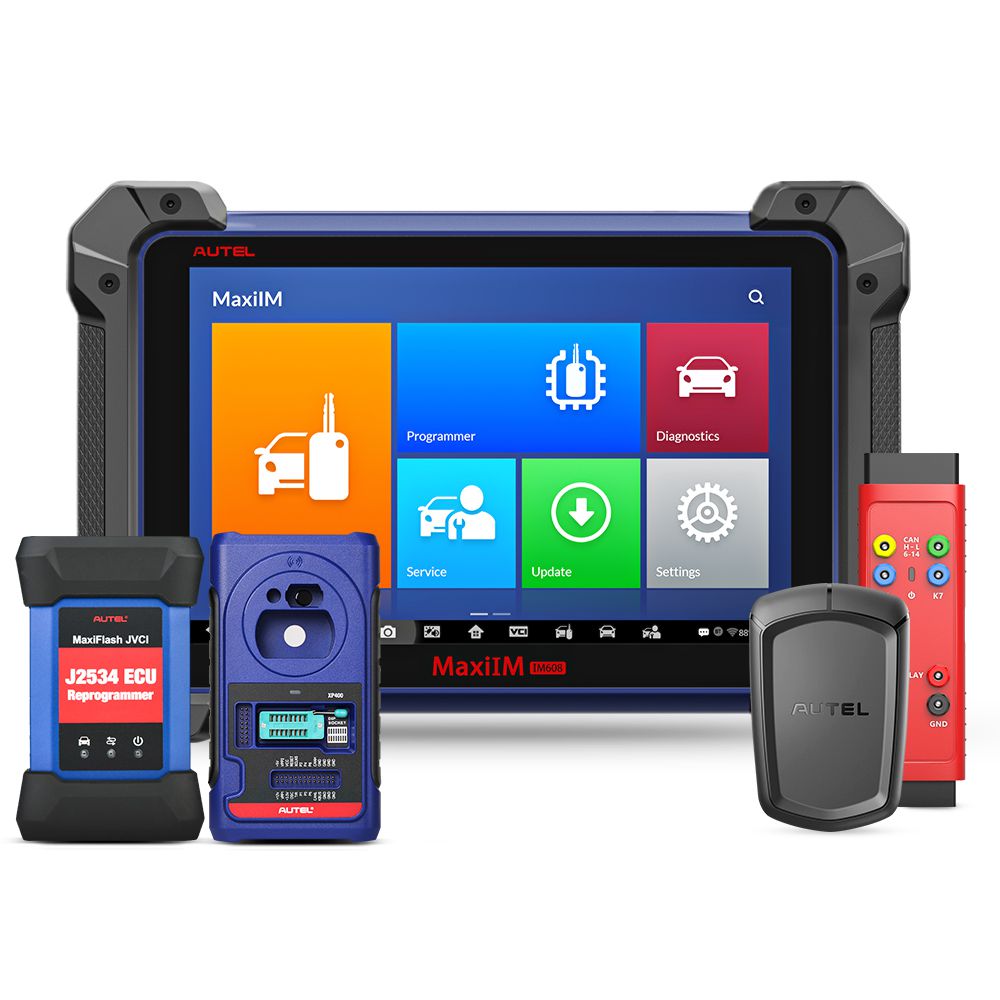 2023 Autel MaxiIM IM608 PRO Auto Key Programmer & Diagnostic Tool Plus APB112 Smart Key Simulator and G-BOX2