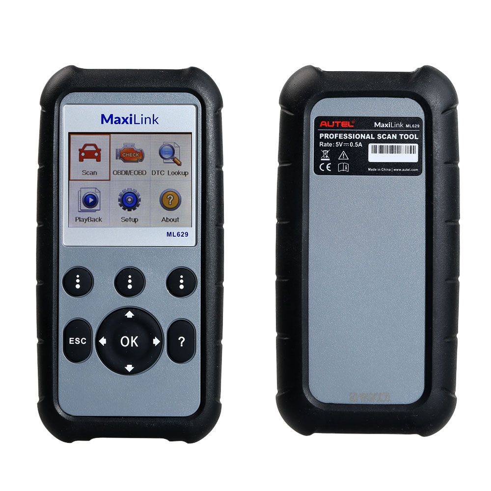 Autel MaxiLink ML629 ABS/Airbag/AT/Engine Code Reader Scanner CAN OBDII Diagnostic Tool