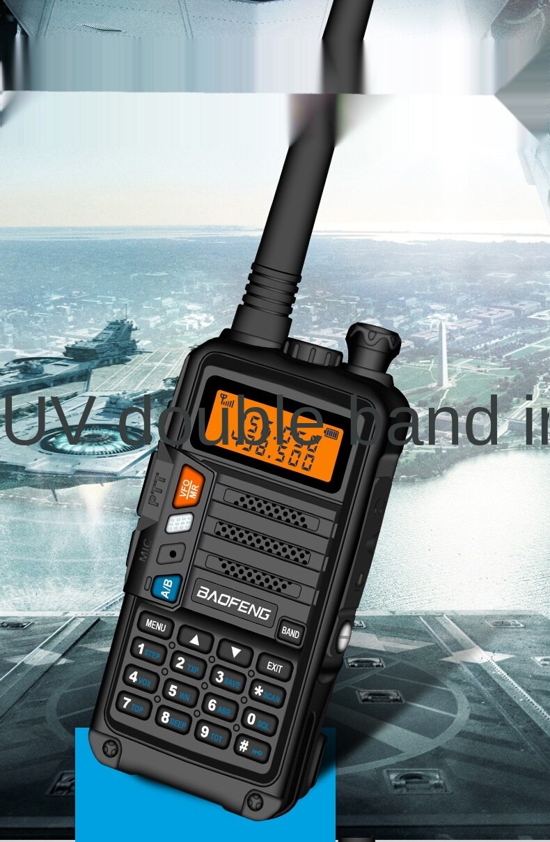 Baofeng BF-9Plus Portable Walkie Talkie UV Double Band Civil Self-Driving Car Handheld S9plus-Pro Transceiver Outdoor Unit