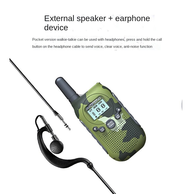 Baofeng BF-T6 Children's Walkie-Talkie  Color Mini Children's Toy 0.5W FRS/PMR Car Walkie Talkie Mobile Radio