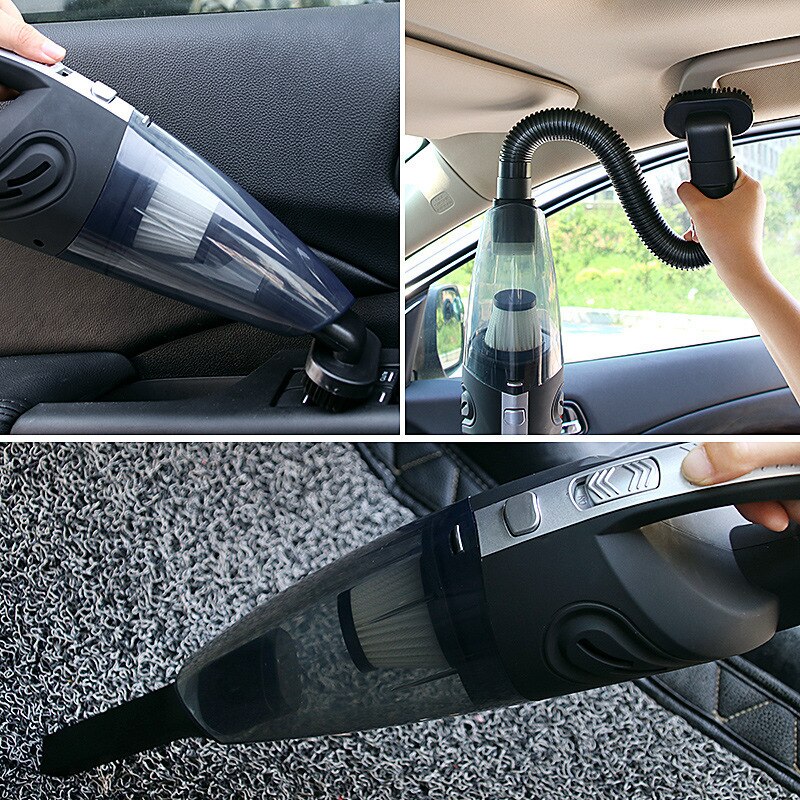 Car Cleaner Portable Wireless Charging Car Wet and Dry Vacuum Cleaner Household Handheld High-Power Vacuum Cleaner