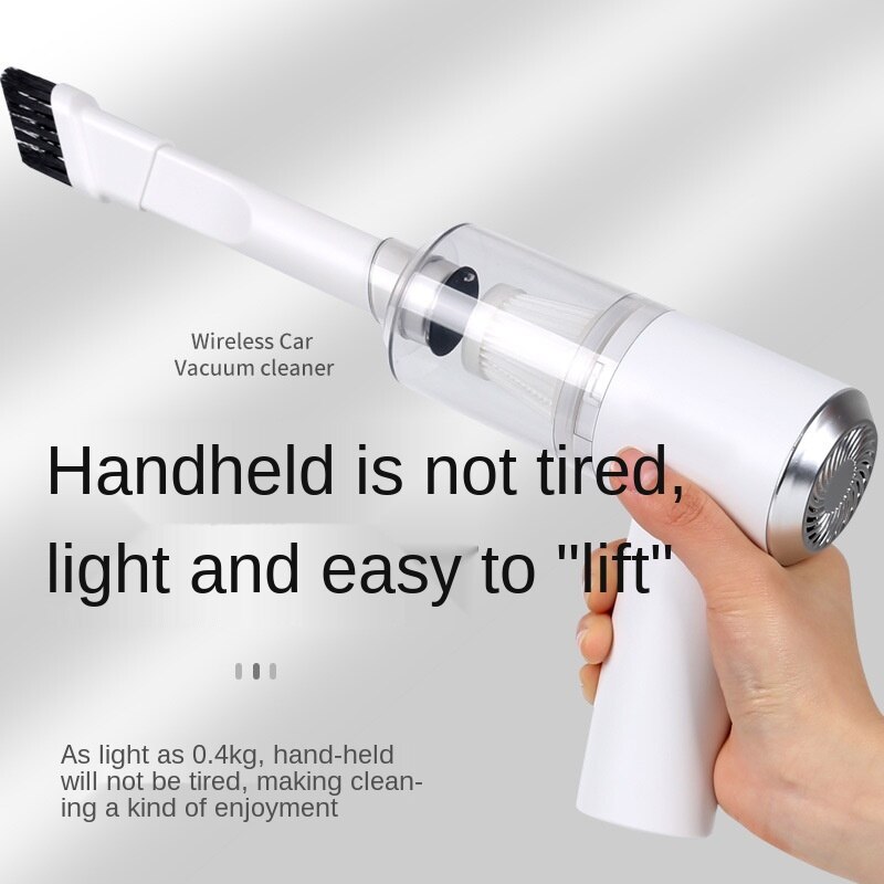 Car vacuum cleaner wireless high-power Mini strong suction car special handheld gun type small in car vacuum cleaner