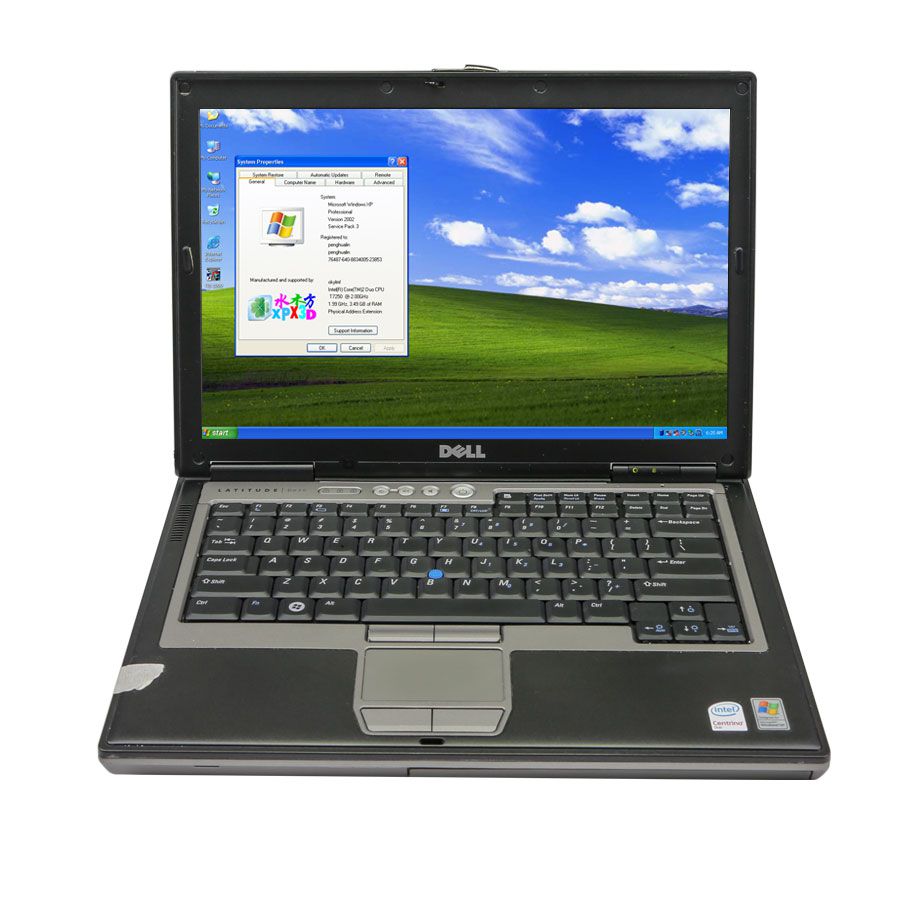 Dell D630 Core2 Duo 1,8GHz, WIFI, DVDRW Second Hand Laptop with 4G Memory