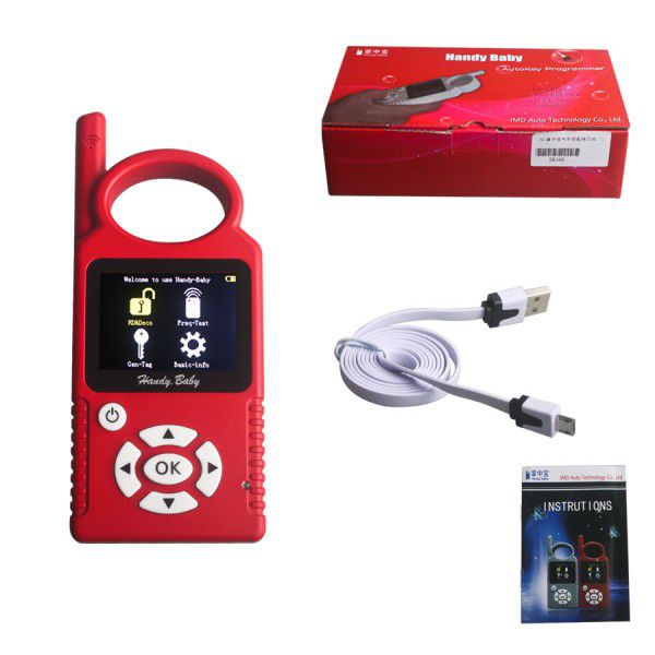 Handy Baby Hand-held Car Key Copy Auto Key Programmer for 4D/46/48 Chips Plus G Chip Copy Function Authorization