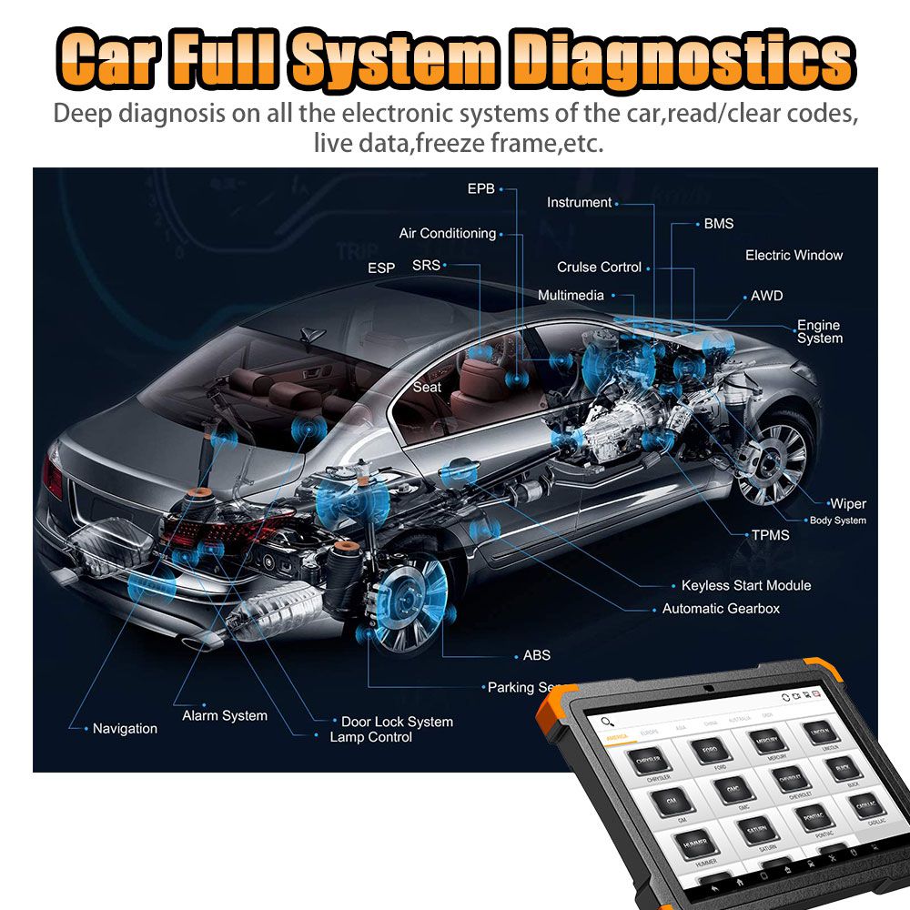 Humzor NexzDAS Pro Bluetooth Tablet Full System Auto Diagnostic Tool Professional OBD2 Scanner 3 Years Free Update