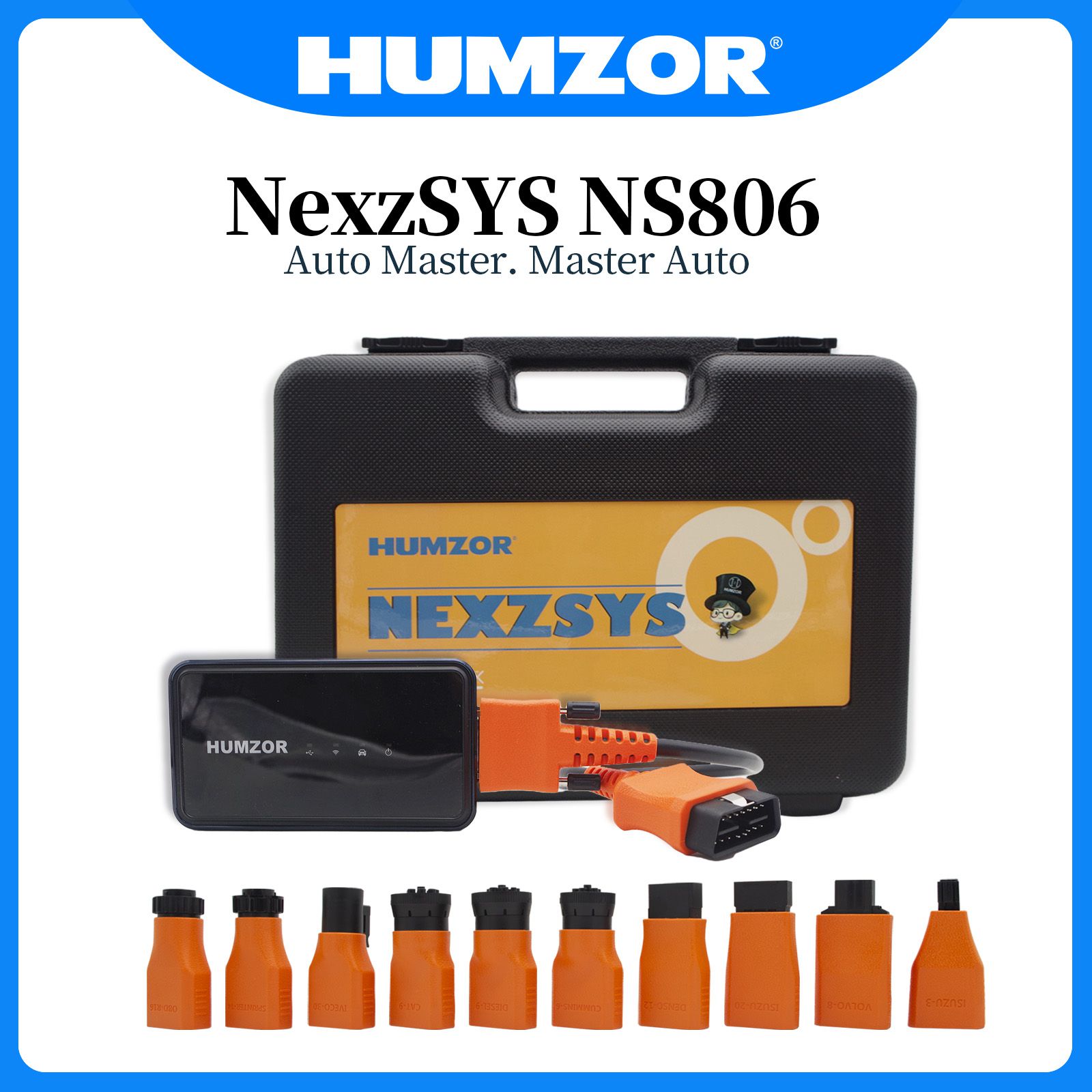 HUMZOR NexzSYS NS806 Truck Diagnostic Tool Support Windows System 18 Special Functions