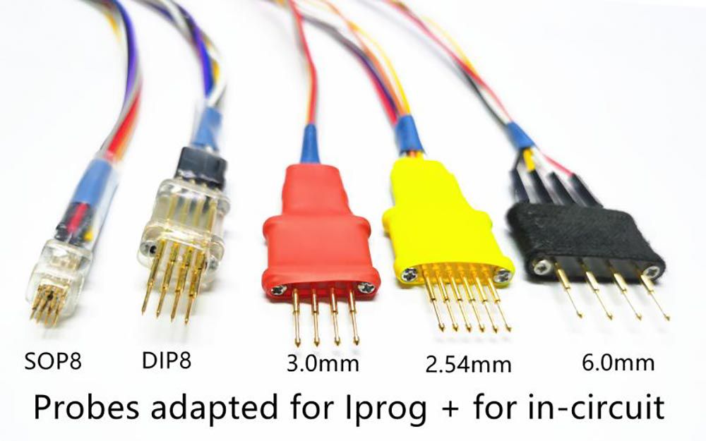 V84 Iprog+ Pro Programmer with Probes Adapters for in-circuit ECU Free Shipping