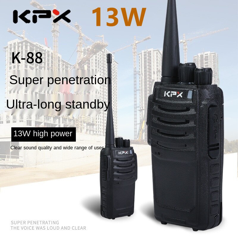 Kepuxun Portable Car Walkie Talkie High Power Car Wireless Intercom Outdoor Unit Communication Equipment Mini Intercom Handset