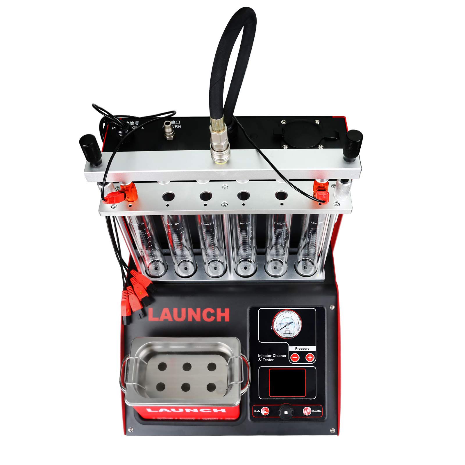 Launch CNC603A Exclusive Ultrasonic Fuel Injector Cleaner Cleaning Machine 4/6 Cylinder Fuel Injector Tester 220V/110V