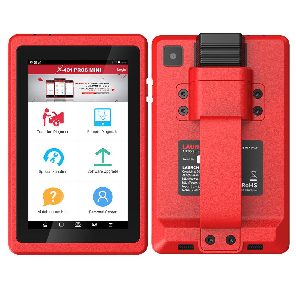 Launch X431 ProS Mini Android Pad Multi-System Multi-brand Diagnostic & Service Tool Free Update Online for 2 Years