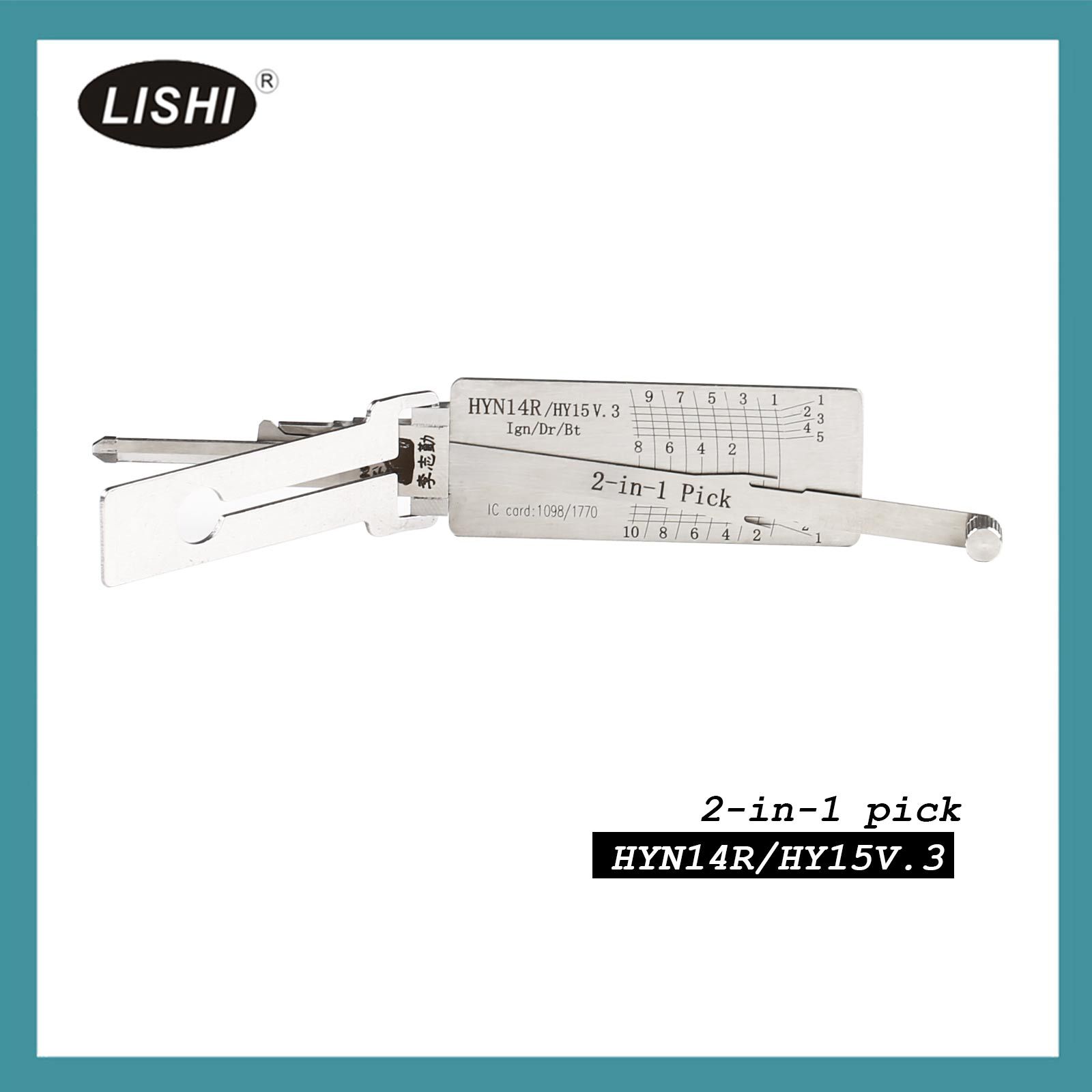 LISHI HY15 2-in-1 Auto Pick and Decoder For Hynudai and Kia