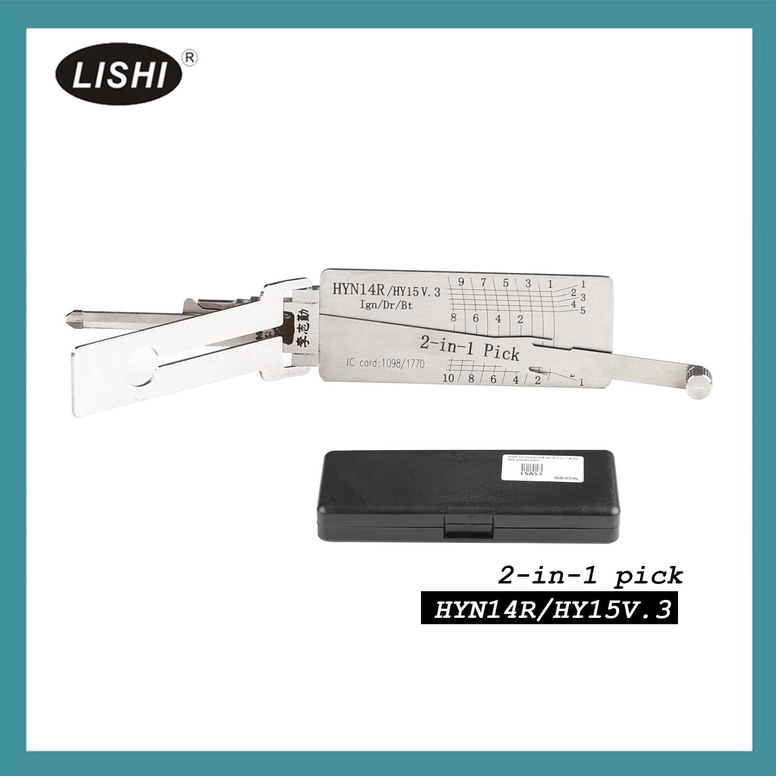 LISHI HY15 2-in-1 Auto Pick and Decoder For Hynudai and Kia