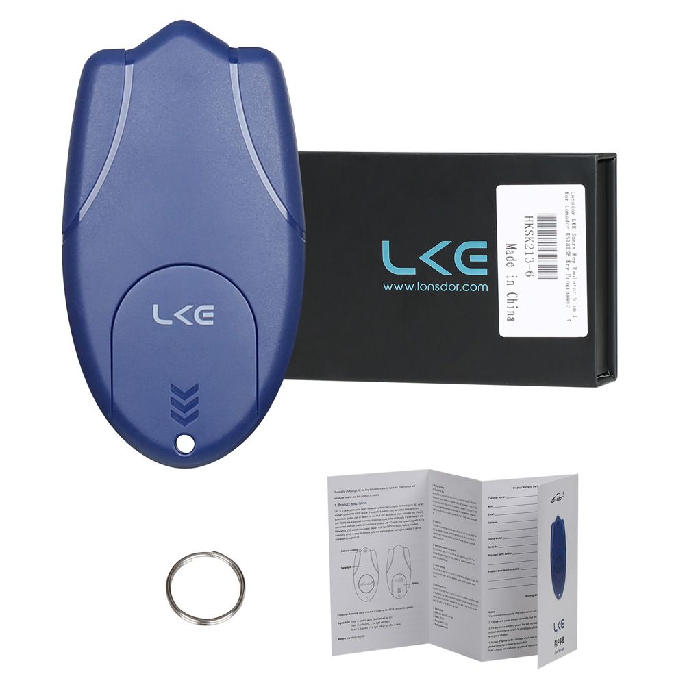 Lonsdor K518S Key Programmer Plus Lonsdor LKE Smart Key Emulator 5 in 1 Supports VW 4th&5th IMMO and BMW FEM/BDC