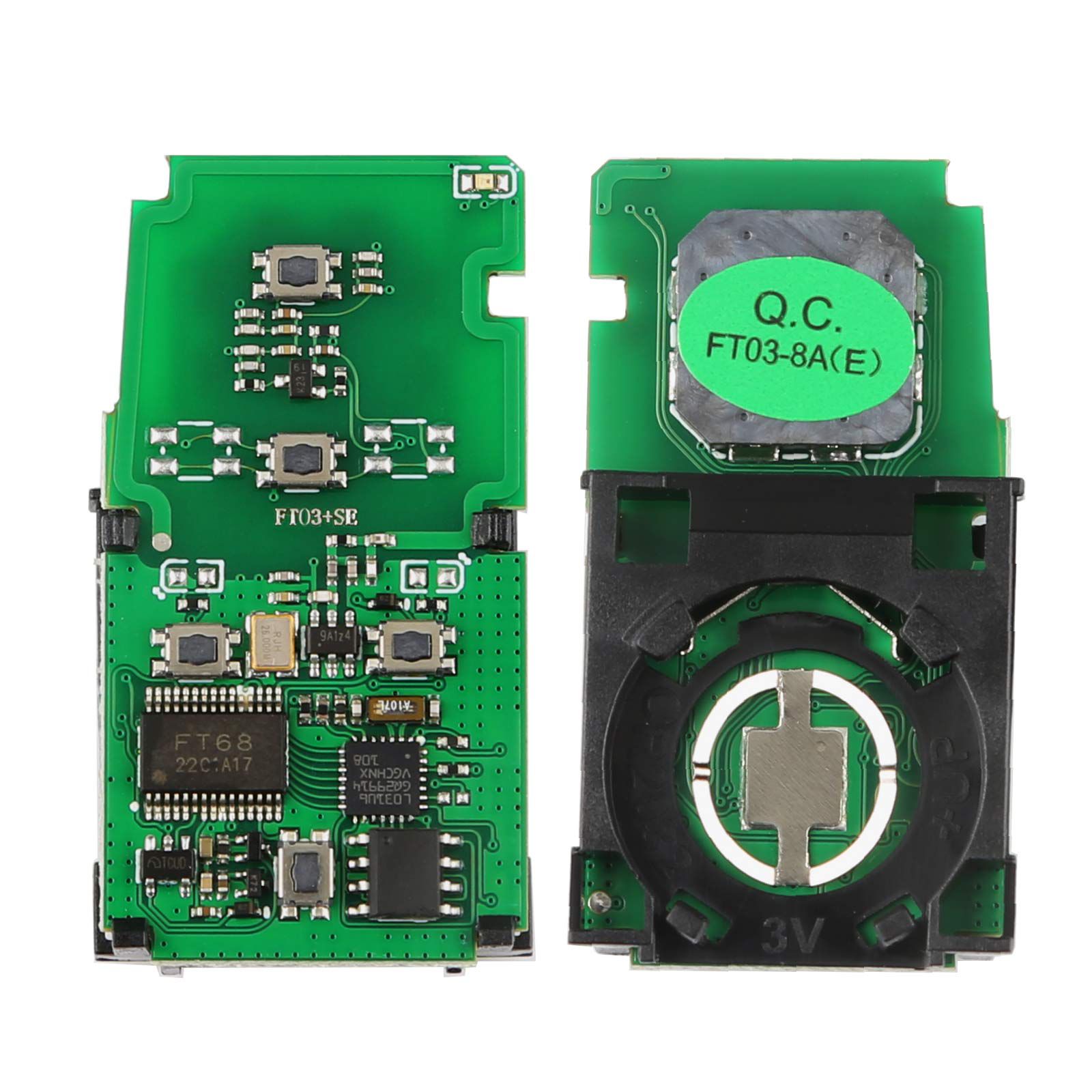 2022 Newest Lonsdor P0120 8A Chip Frequency Convertible 5/6 Buttons Smart Key PCB Board for Alphard/Vellfire/Alpha MPV Car