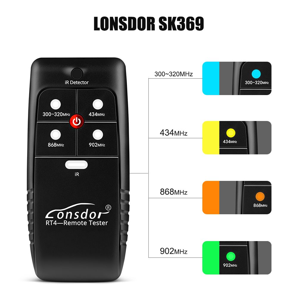 Lonsdor Remote Tester for 868mhz 433mhz 902mhz 315mhz