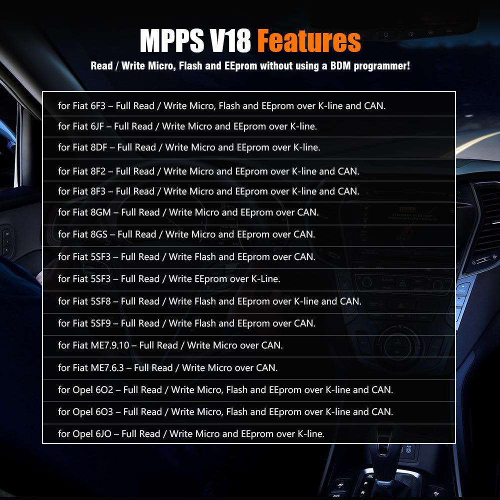 MPPS V18 MAIN + TRICORE + MULTIBOOT with Breakout Tricore Cable