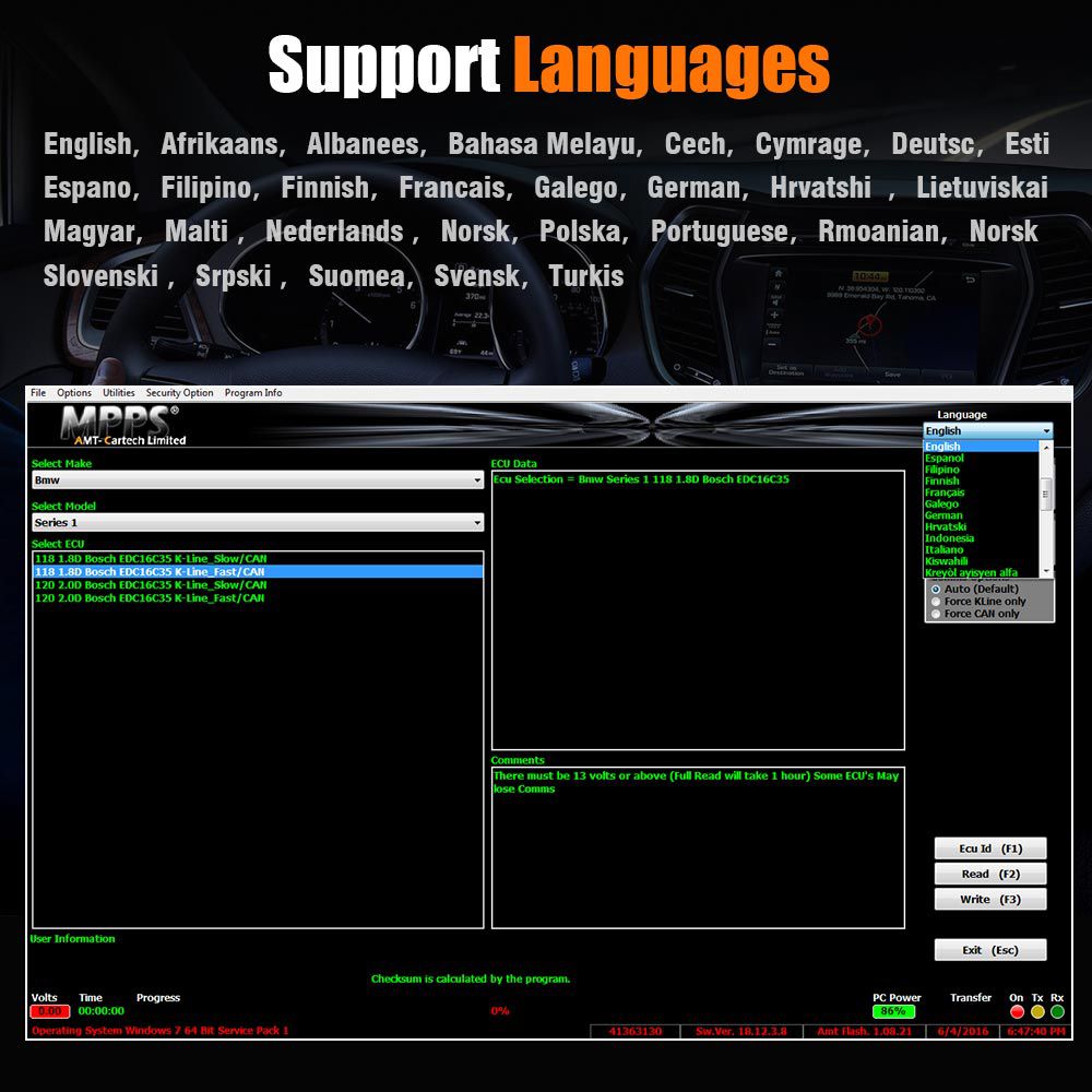 MPPS V18 MAIN + TRICORE + MULTIBOOT with Breakout Tricore Cable