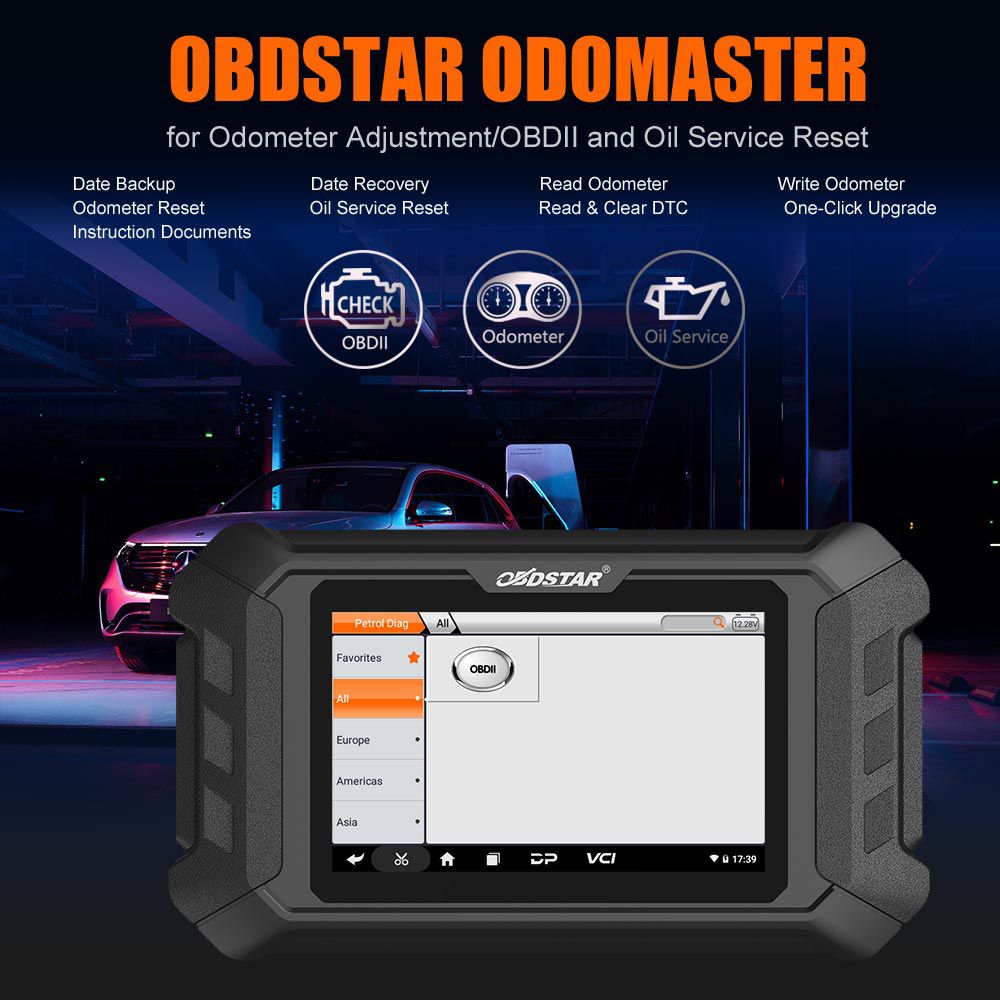 OBDSTAR ODO Master for Odometer Adjustment/Oil Reset/OBDII Functions Update Version of X300M