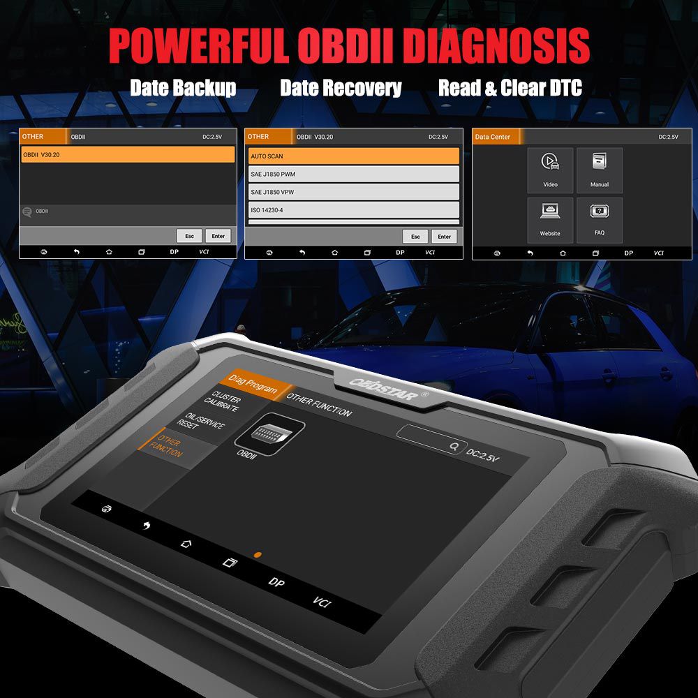 OBDSTAR ODO Master for Odometer Adjustment/Oil Reset/OBDII Functions