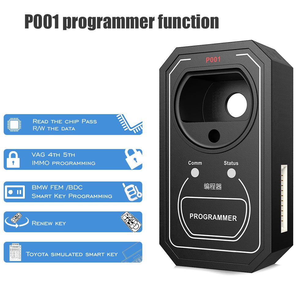 OBDSTAR P001 Programmer RFID & Renew Key & EEPROM Functions 3 in 1 Work with OBDSTAR X300 DP Master 