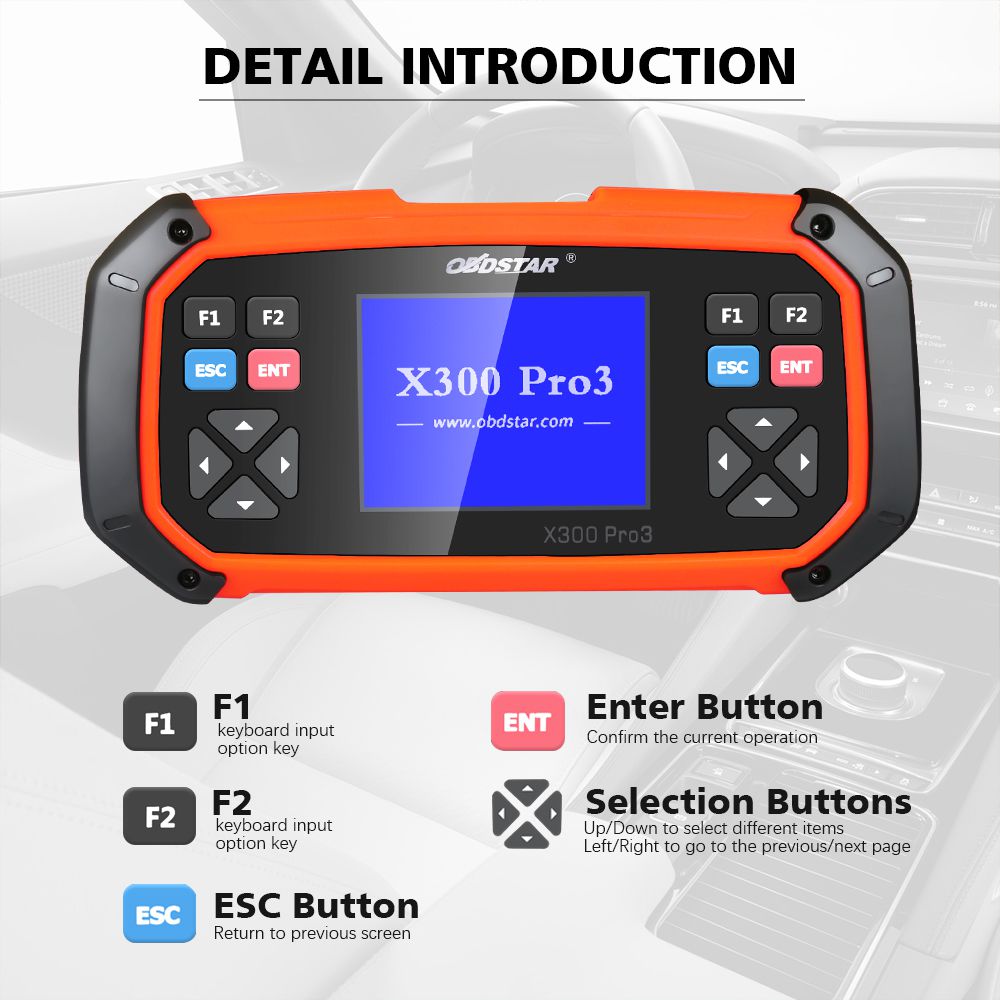 OBDSTAR X300 PRO3 X-300 Key Master with Immobiliser+Odometer Adjustment+EEPROM/PIC+OBDII+Toyota G & H Chip All Keys Lost