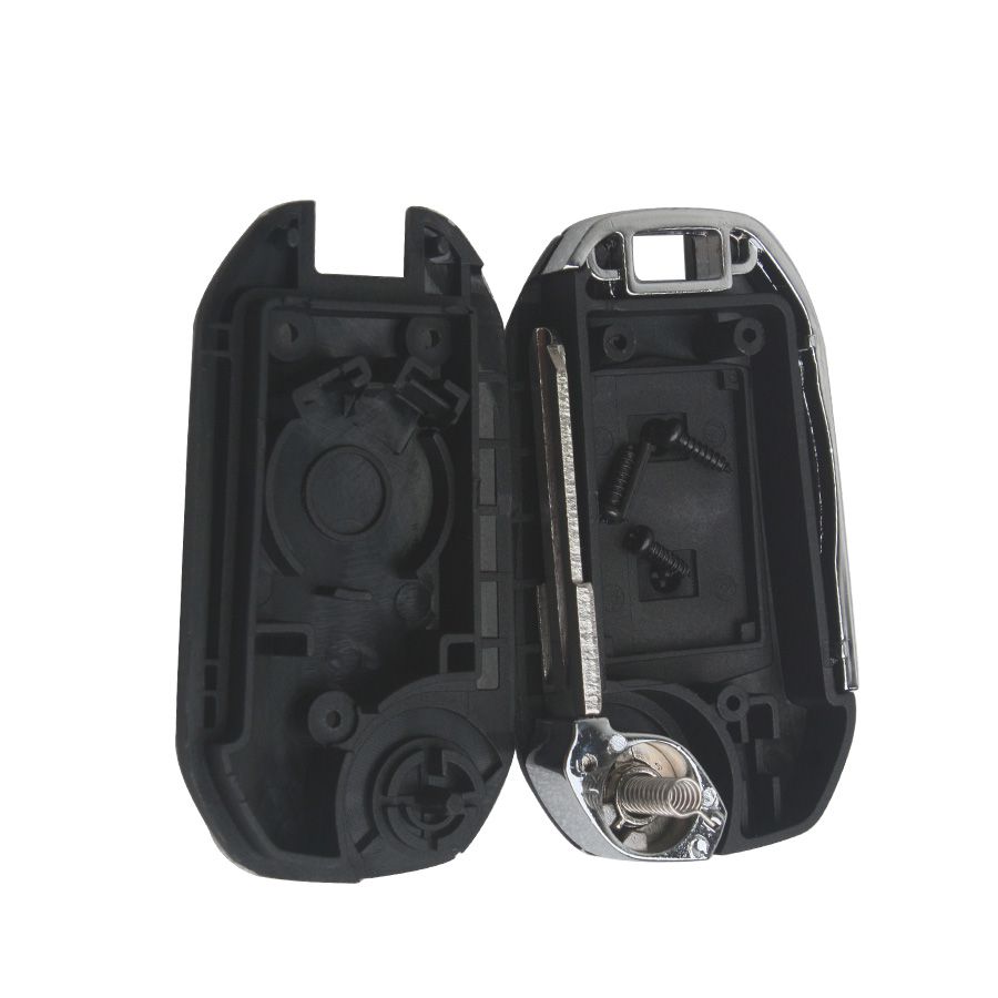 Modified Flip Remote Key Shell 2 Button (HU46) for Opel 5pcs/lot