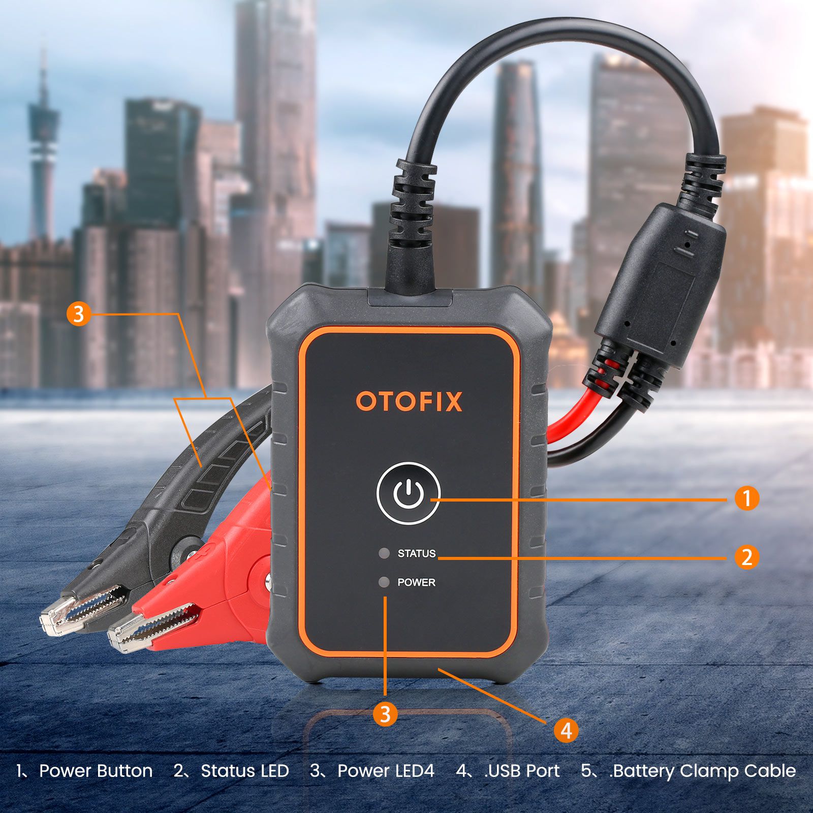 OTOFIX BT1 Lite Car Battery Analyser with OBD II Lifetime Free Update Supports iOS & Android