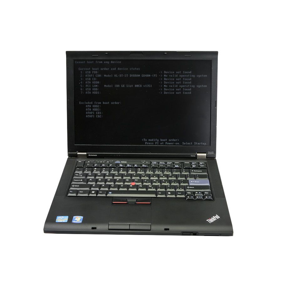 Second Hand Lenovo T410 Laptop I5 CPU 4GB Memory WIFI 253GHZ DVDRW For BMW ICOM MB Star