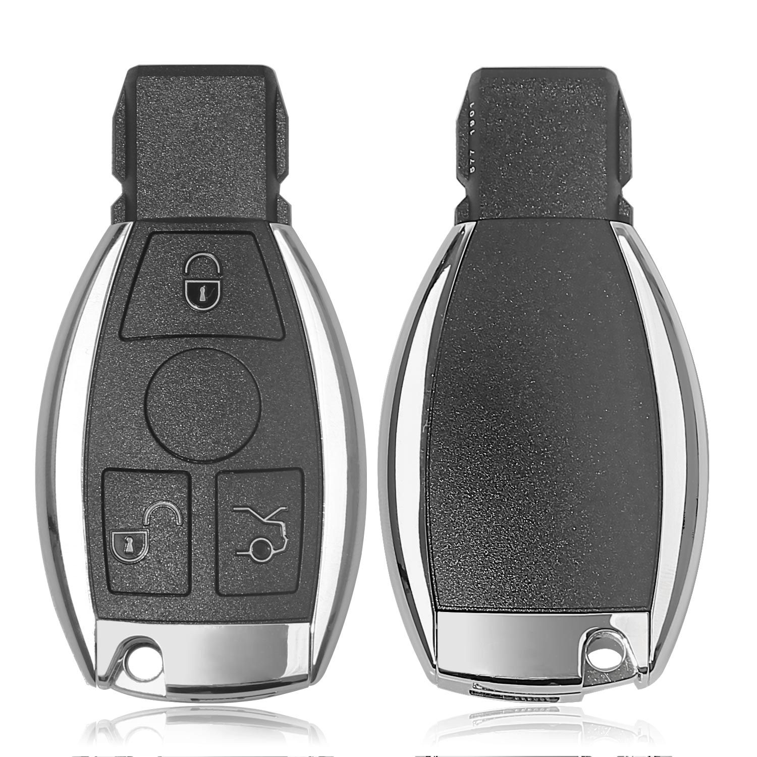 Smart Key Shell 3 Button for Mercedes Benz Assembling with VVDI BE Key Perfectly