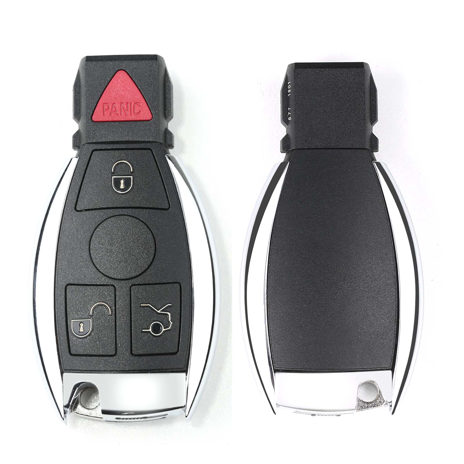 Smart Key Shell 4 Button with the Plastic for Mercedes Benz Assembling with VVDI BE Key Perfectly 5pcs/lot