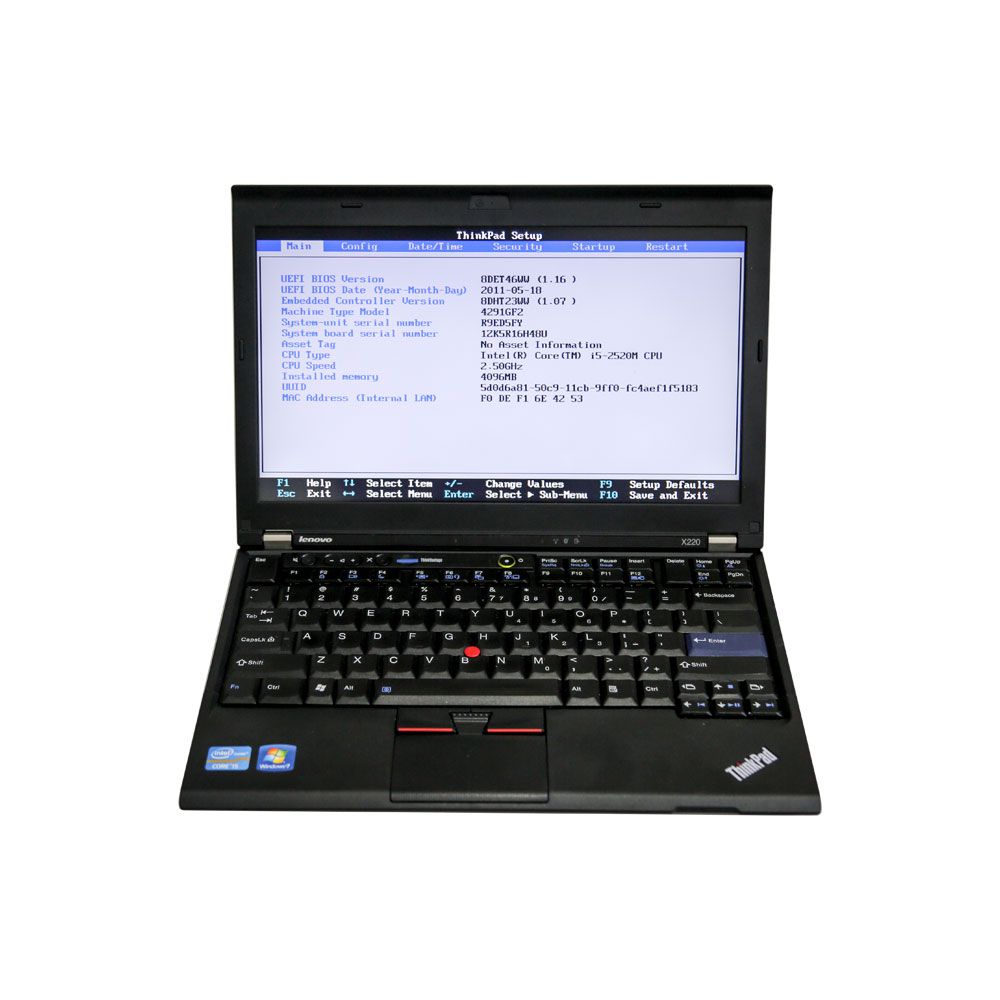 V2023.3 Super MB Pro M6 Full Version with SSD on Lenovo X220 Laptop Software Installed Ready to Use