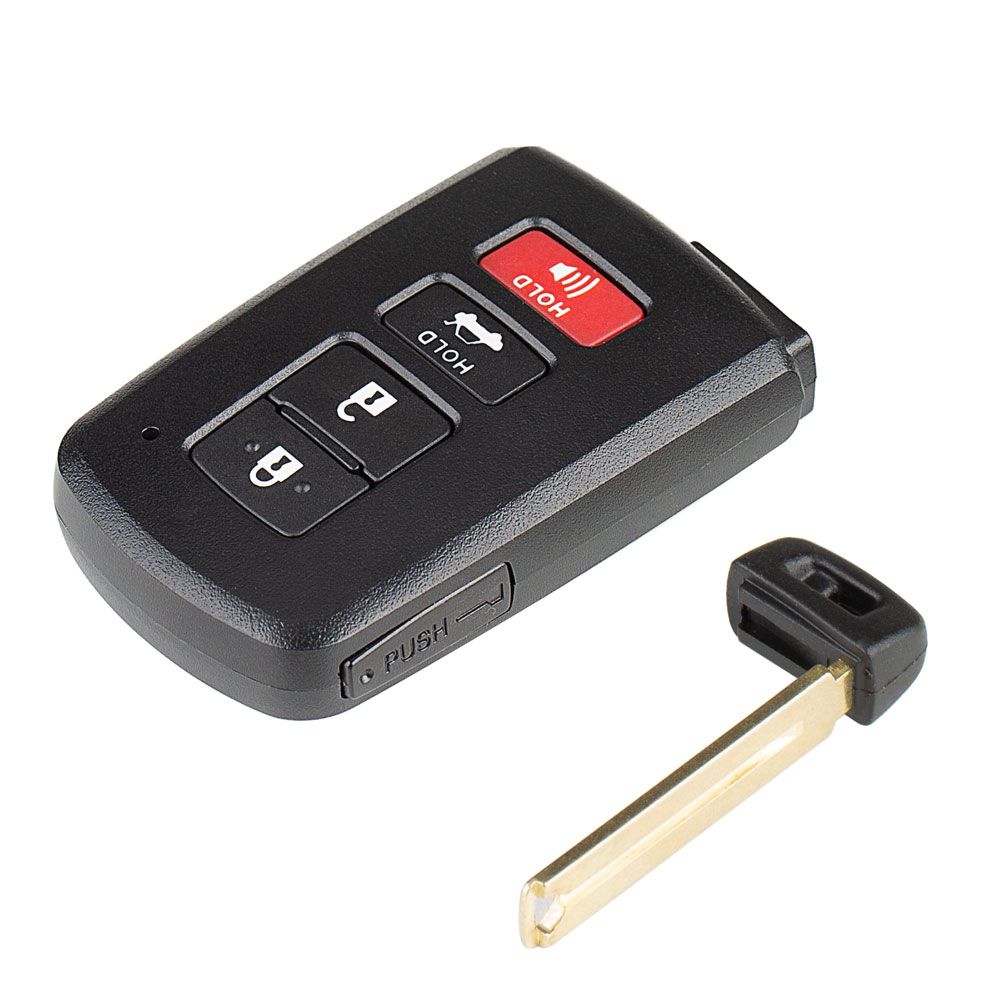 Xhorse VVDI Toyota XM Smart Key Shell 1742 with 3+1 Button 5pcs/lot