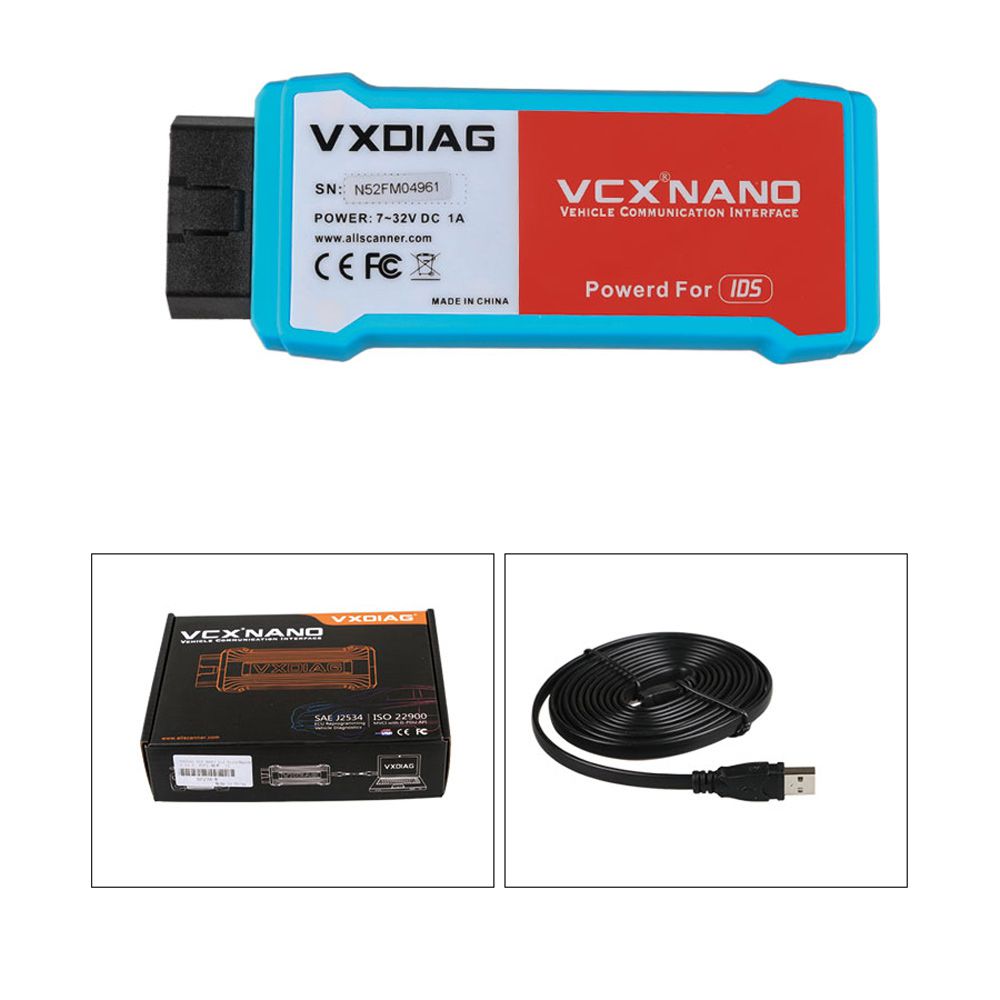 VXDIAG VCX NANO for Ford/Mazda 2 in 1 with IDS V108 WIFI Version