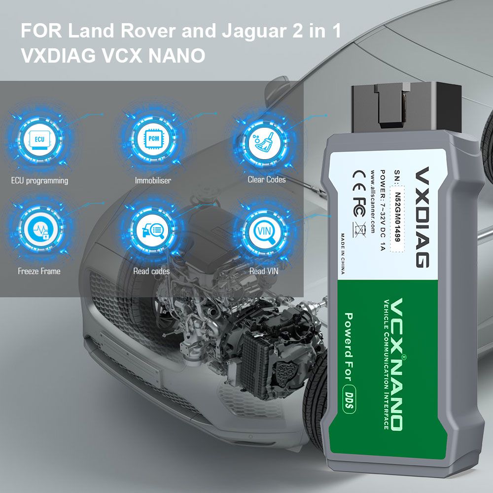 VXDIAG VCX NANO for Land Rover and Jaguar Software SDD V160 Offline Engineer Version