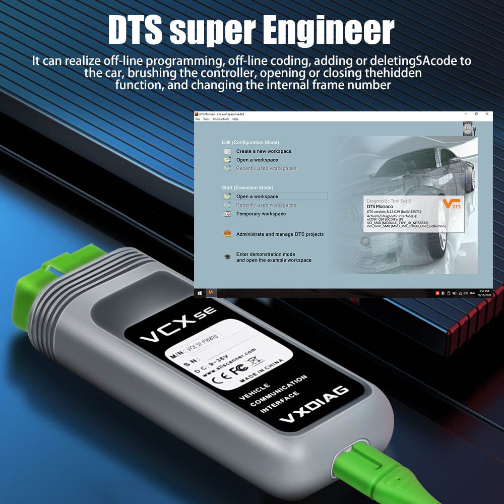  New VXDIAG VCX SE for BENZ DoIP Hardware Support Offline Coding/ Remote Diagnosis Benz with Free DONET Authorization