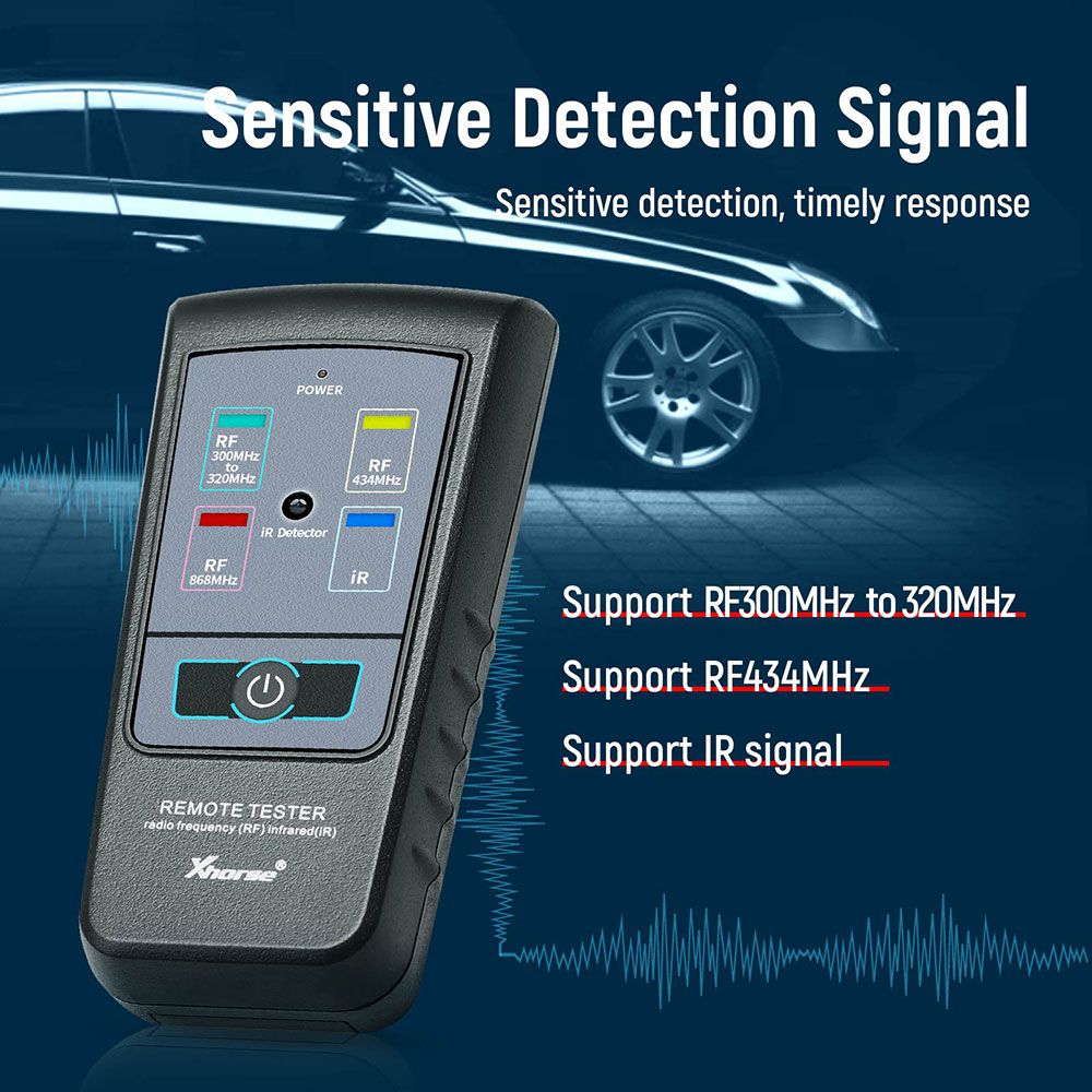 Xhorse Remote Tester for Radio Frequency Infrared (Not Support 868MHZ)