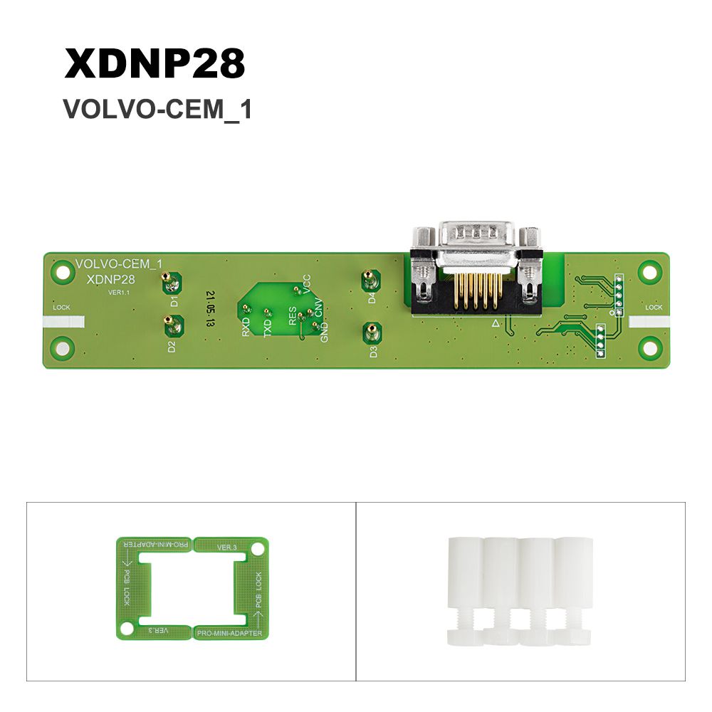 Xhorse Solder-Free Adapters and Cables Full Set XDNPP0CH 16pcs Work with VVDI Prog/ MINI PROG and KEY TOOL PLUS